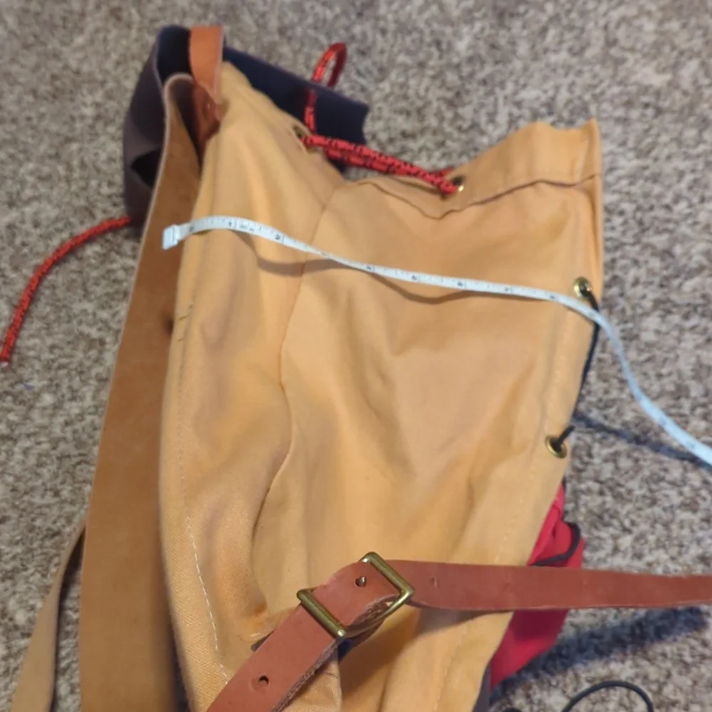 Goertzen Adventure Equipment Handmade Leather And Canvas Backpack